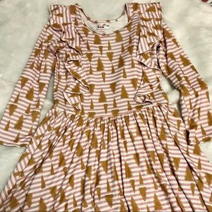 RARE Christmas Print Dot Dot Smile Dress